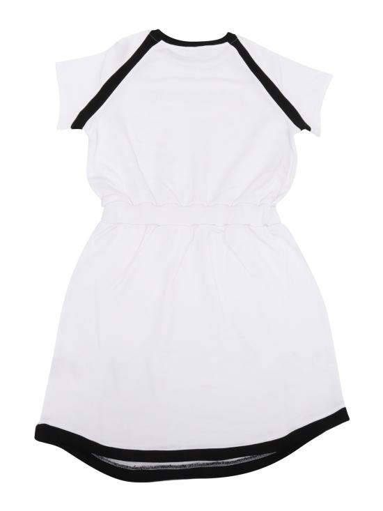  발망 숏 원피스 저지 드레스 화이트 - BALMAIN