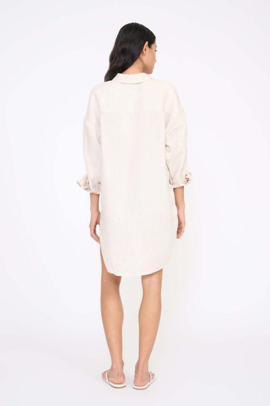  스타우드 셔츠 스토드 샌드바 린넨  내추럴 - STAUD