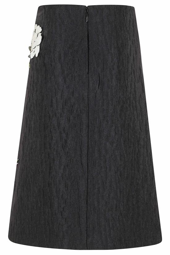  조나단 심카이 롱 스커트 Jonathan Simkhai Arla 미디 스커트 블랙 - JONATHAN SIMKHAI