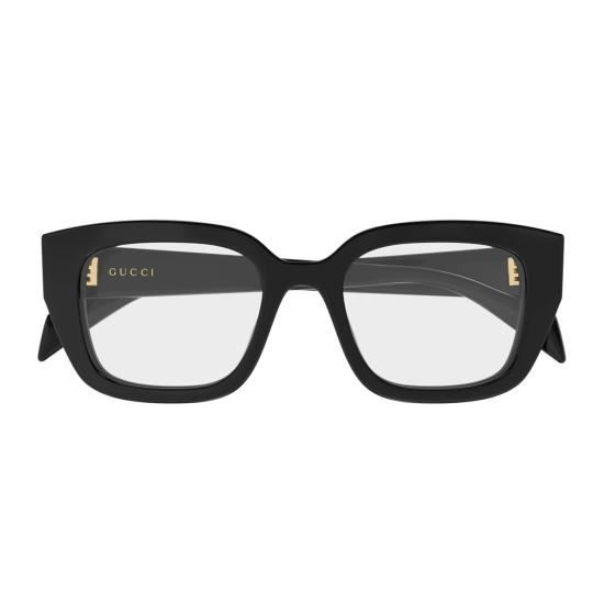  구찌 안경 GG2021 O 인스티튜셔널 로고 재활용 아세테이트  블랙