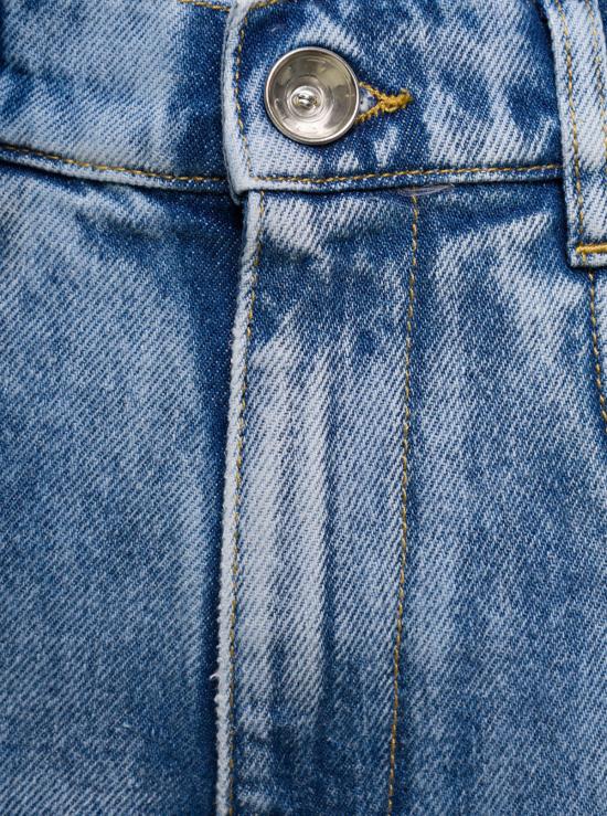  마르지엘라 데님 팬츠 메종  컷아웃 디테일과 워싱 효과가 돋보이는 데님 블루 진 - MAISON MARGIELA