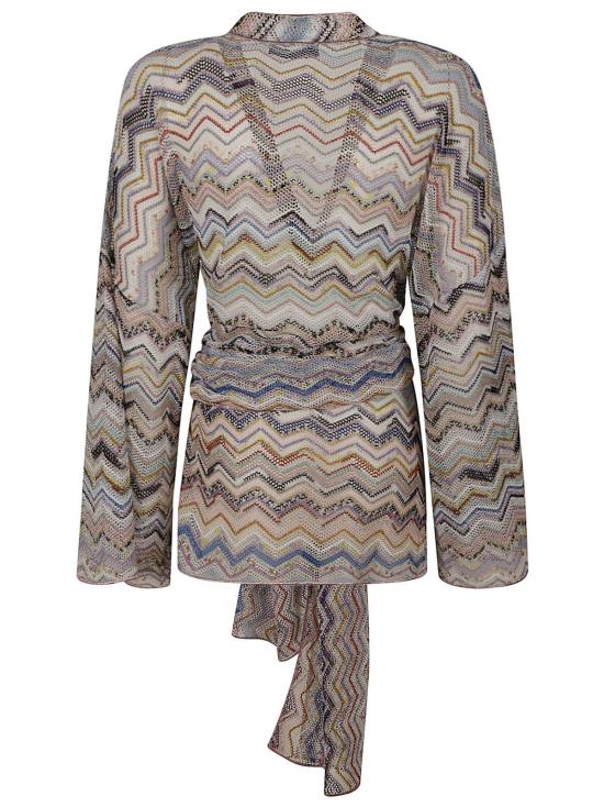  미소니 비치용품 Missoni Ms24 Sq0 E Br00 Ti 카미시아 블라우스 멀티컬러