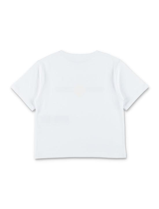  [키즈] 구찌 티셔츠 키즈 미스터 맨 리틀 미스 오버사이즈 티셔츠 옵티컬 화이트 - GUCCI