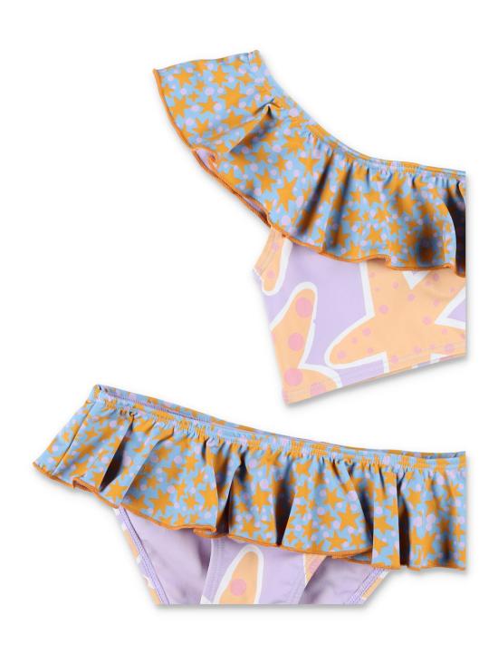  [키즈] 스텔라 맥카트니 비키니 키즈 스텔라 매카트니 원숄더 스타 비키니 라일락 - STELLA MCCARTNEY