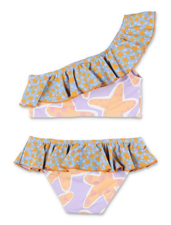  [키즈] 스텔라 맥카트니 비키니 키즈 스텔라 매카트니 원숄더 스타 비키니 라일락 - STELLA MCCARTNEY