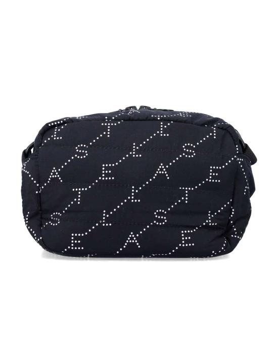  [키즈] 스텔라 맥카트니 크로스백 스텔라 매카트니 로고 프린트 크로스바디 백 (블랙/화이트) - STELLA MCCARTNEY