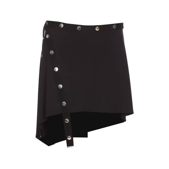  디 아티코 숏 스커트 The Attico 241 Wcs181 A014 미니 스커트 Nero - THE ATTICO