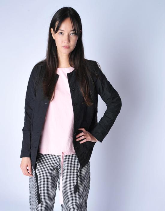  아푼토비 봄버 자켓 푼토 B 크링클 봄버 재킷 - A PUNTO B