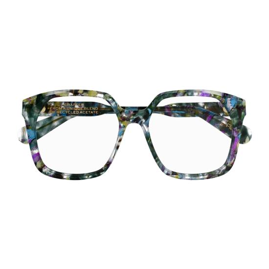  끌로에 안경 Ch0263 O Linea Gayia 003 블루 투명 재활용 아세테이트  멀티컬러 - CHLOE