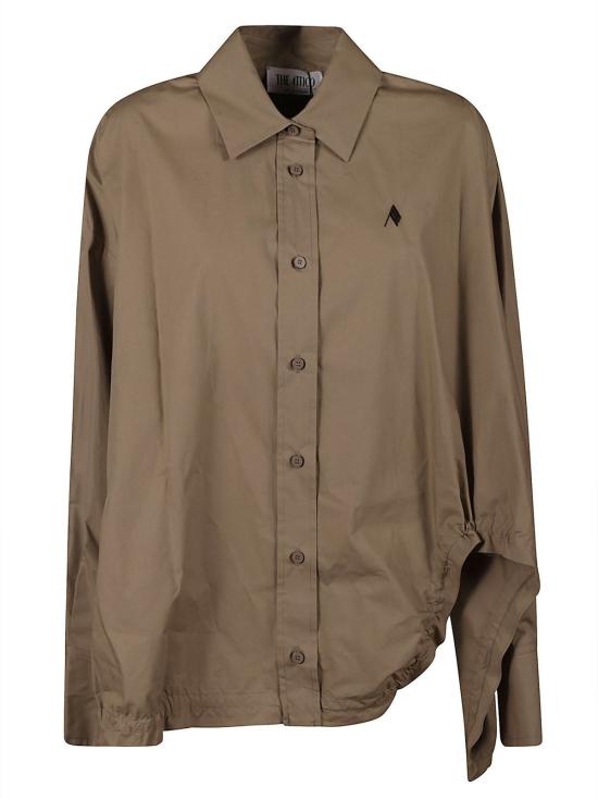  디 아티코 블라우스 The Attico 242 Wch19 C052 코튼 셔츠 Avorio - THE ATTICO