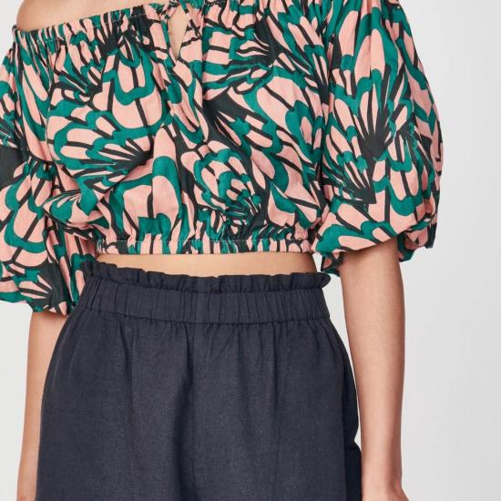  머스 팔라초 팬츠 미스  블랙 - MIRTH