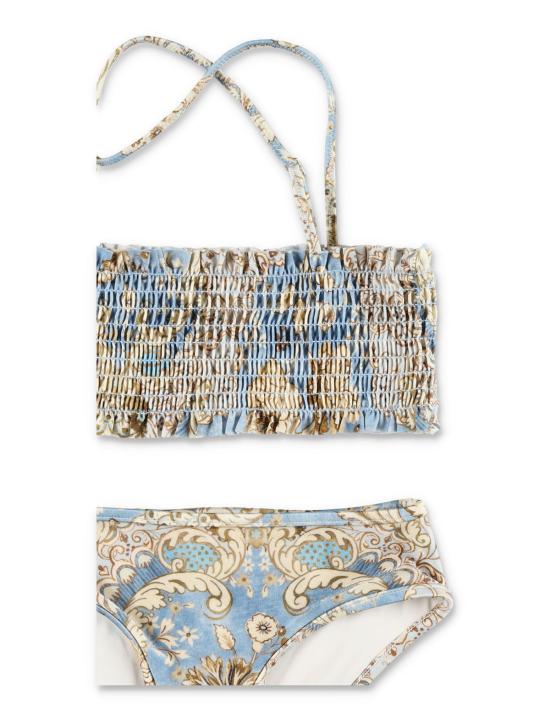  [키즈] 짐머만 비키니 데이라이트 셔링 비키니 데님 플로럴 키즈 - ZIMMERMANN