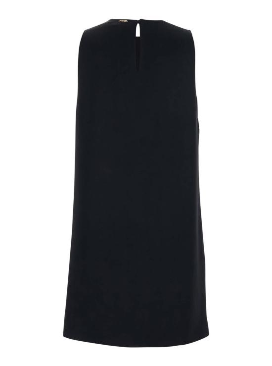  트윈셋 숏 원피스 뒷면 드롭 클로저가 있는  민소매 드레스 (블랙) - TWINSET