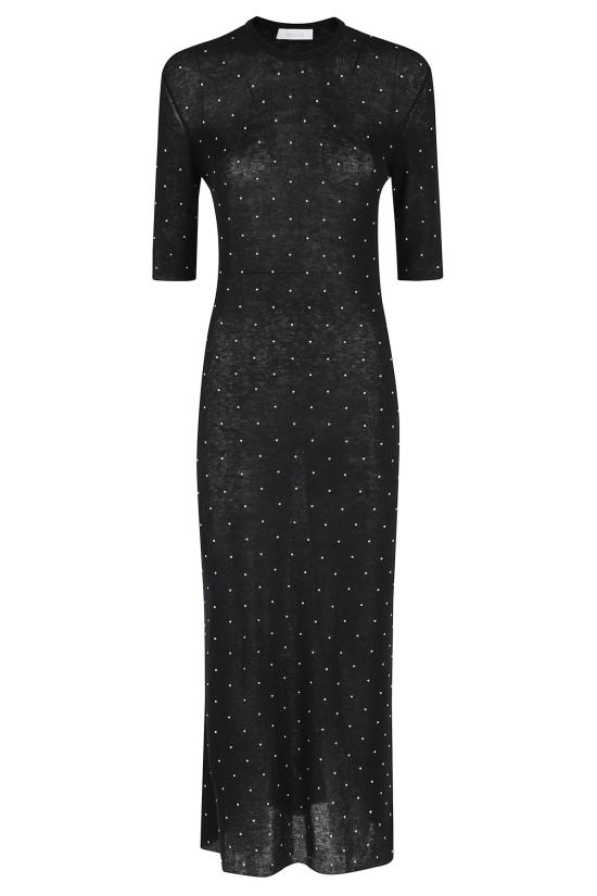  파코라반 롱 원피스 Rabanne Polycloure De Vinyle 드레스 블랙