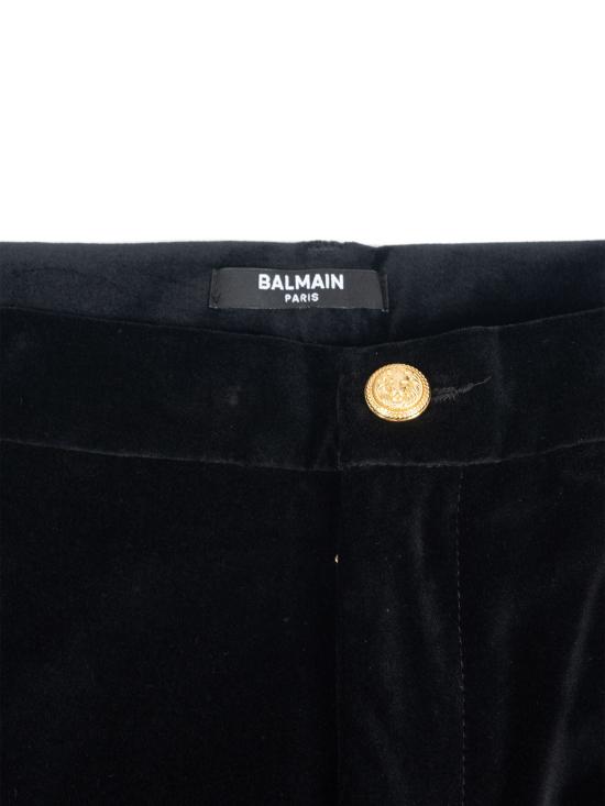  [키즈] 발망 스트레이트 팬츠 아동용  정장 바지 블랙 - BALMAIN