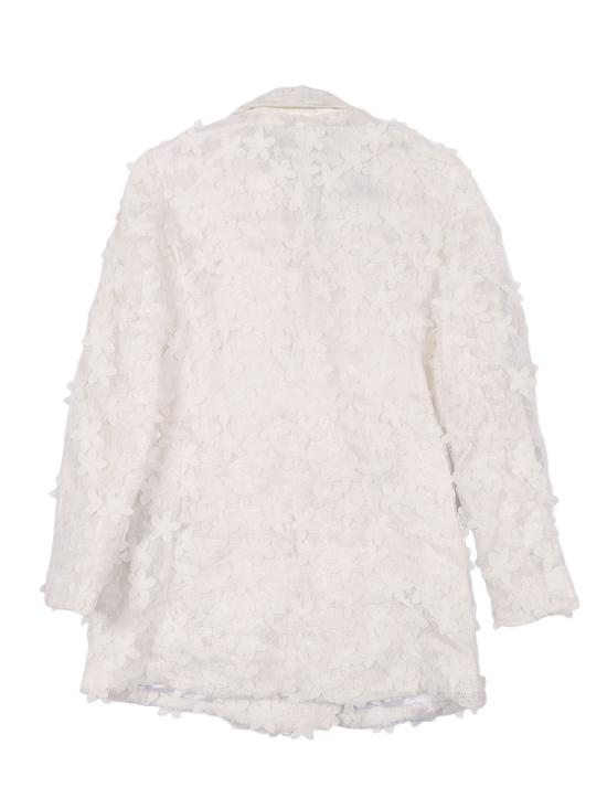  발망 코트 수트 재킷 화이트 - BALMAIN