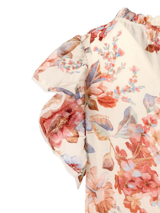  [키즈] 짐머만 원피스 키즈  어웨이큰 플러터 드레스 베이지 - ZIMMERMANN