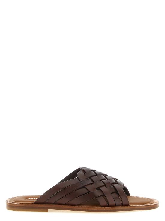 26SS 미우미우 뮬/슬리퍼 5XX678FA0153ZN8F0201 Brown