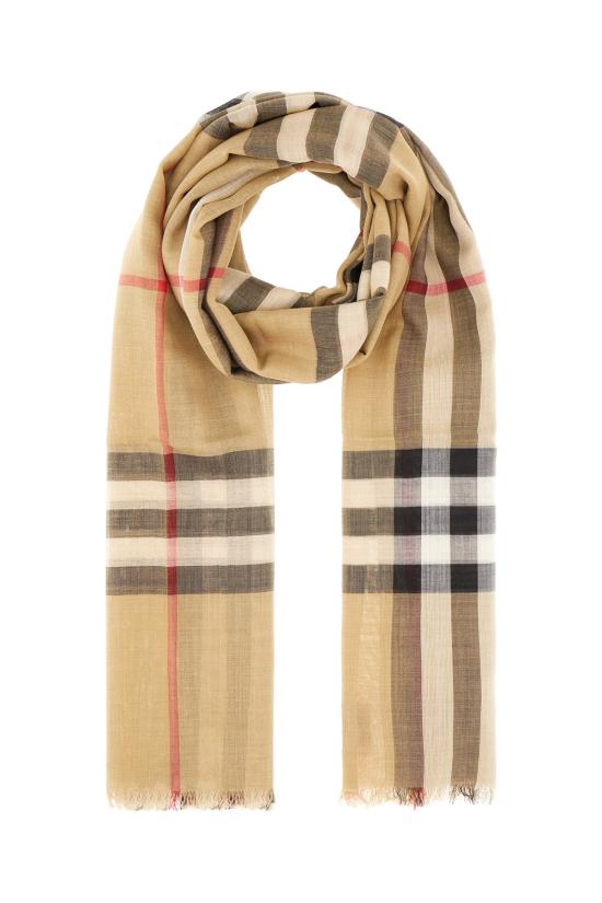 26SS 버버리 체크 울 실크 스카프 8078779 A7026