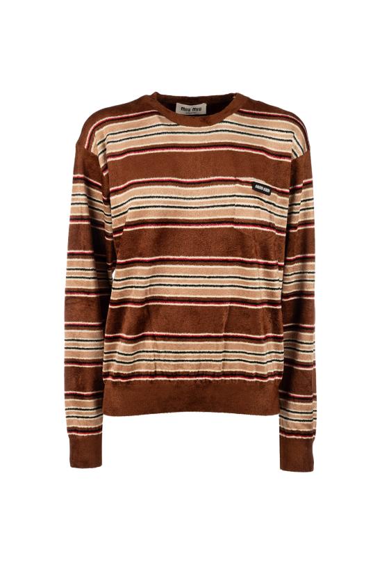 26SS 미우미우 스웨터 MML03S185M F0005 Tabacco