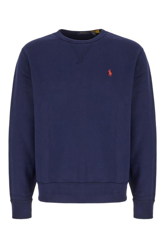 26SS 폴로 랄프로렌 포니 로고 자수 맨투맨 710766772 003 CRUISE NAVY