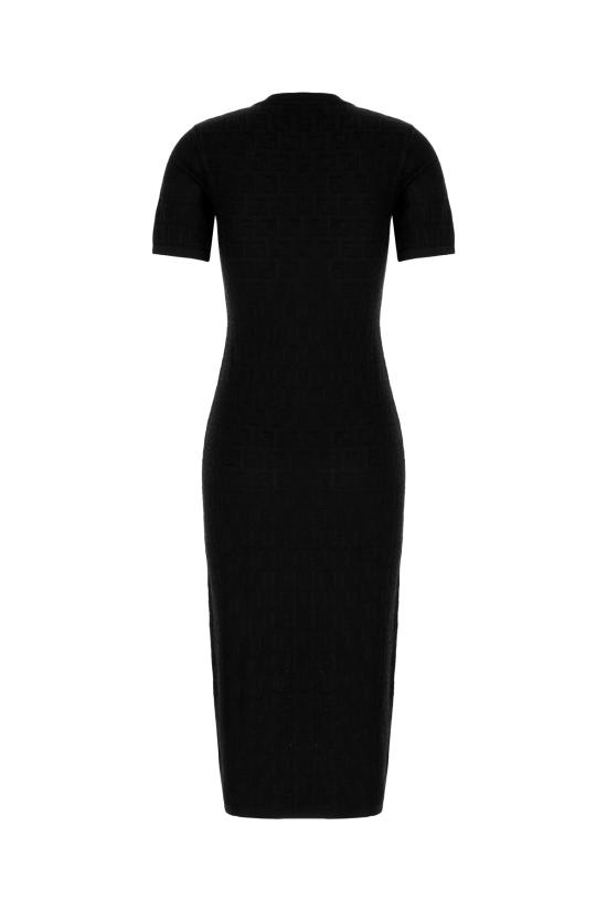 26SS 펜디 FF 코튼 비스코스 드레스 FZDD59AUZR F0GME Nero - FENDI