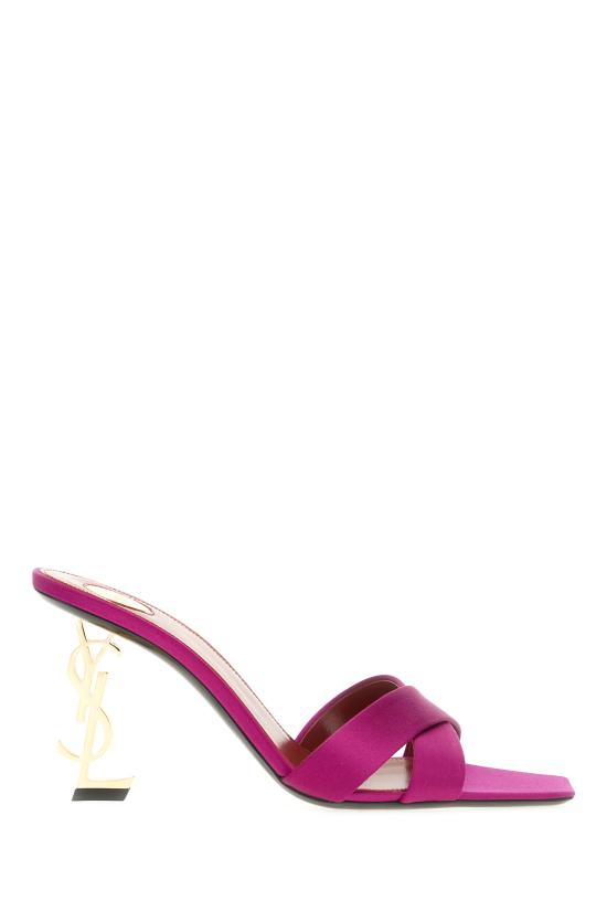 26SS 생로랑 뮬/슬리퍼 8189319QAB1 5518 MOROCCAN FUXIA