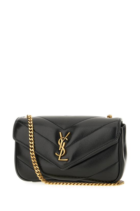 25FW 생로랑 루루 미니 램스킨 821749AAEAX 1000 Nero - SAINT LAURENT