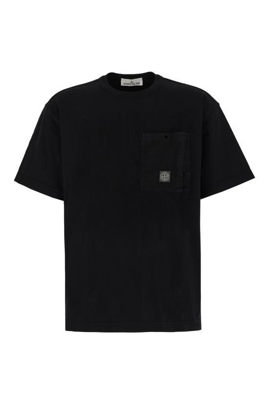 26SS 스톤 아일랜드 반팔 티셔츠 S152100004S0115 V0029 BLACK