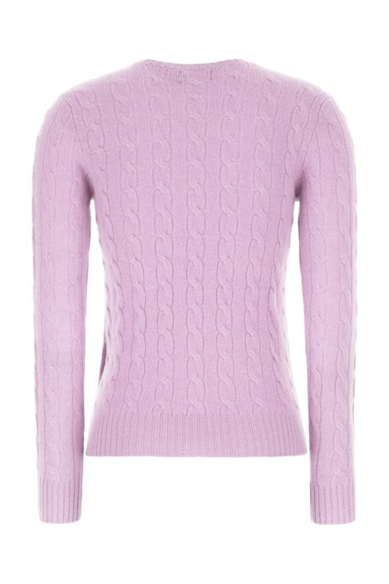 26SS 폴로 랄프로렌 포니 로고 피마코튼 케이블 니트 스웨터 211971869 505 BRIGHT ASTER - POLO RALPH LAUREN