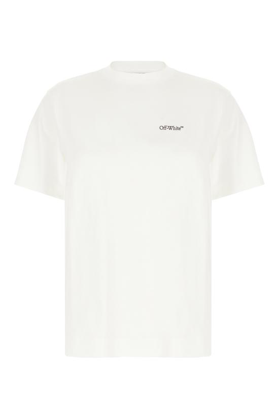 26SS 오프화이트 반팔 티셔츠 OWAA089S26JER002 0149 WHITE NIGHT BLUE