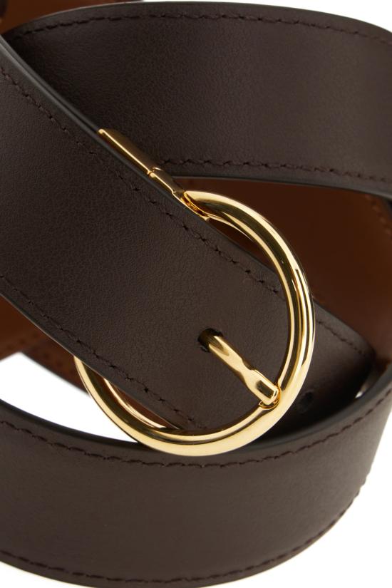 26SS 펜디 레귤러 벨트 8C0753AAIW F1V09 SELLIER CHOCOLATE - FENDI