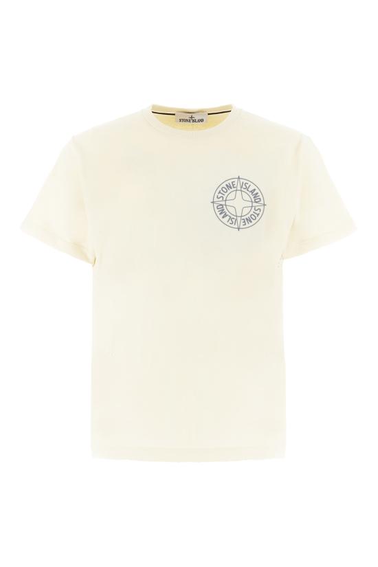 26SS 스톤 아일랜드 반팔 티셔츠 S152100001S0284 V0093 IVORY