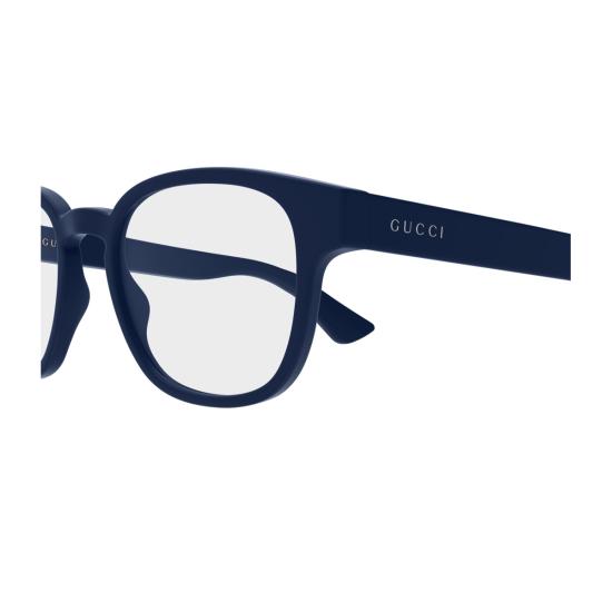  구찌 안경 GG1343 O 리네아 인스티튜셔널 로고 009 인젝션 안경 블루 - GUCCI