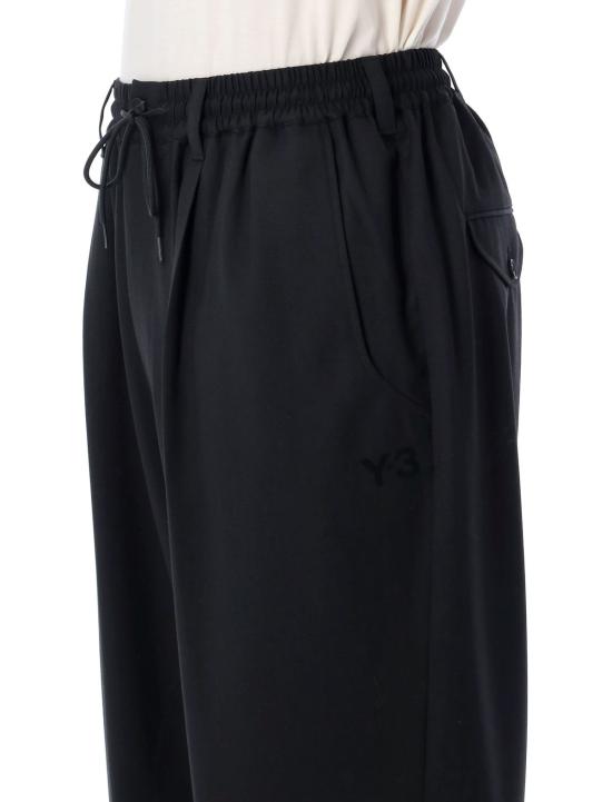  와이쓰리 트레이닝/조거 팬츠 Y3 울 블렌드 조거 팬츠 블랙 - Y-3