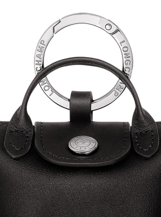  롱샴 키링 르 플리아쥬 엑스트라 로고 레터링 키체인 - LONGCHAMP