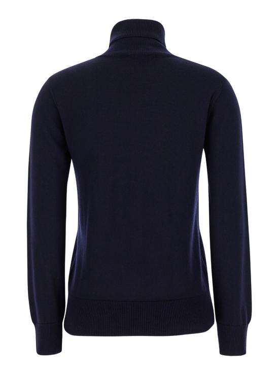  아페쎄 터틀넥 A.P.C. 로고 자수 하이넥  (울 소재, 블루) - A.P.C.