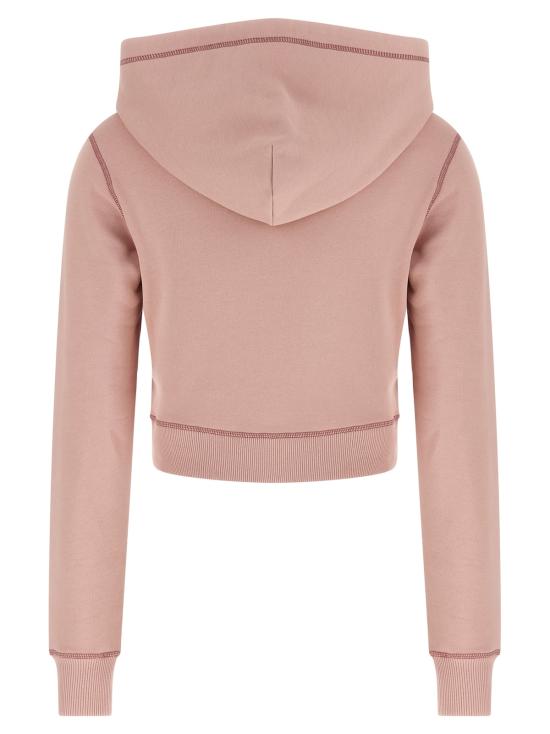  디젤 후드 티셔츠 F 슬리미 후드 S5 후디 핑크 - DIESEL