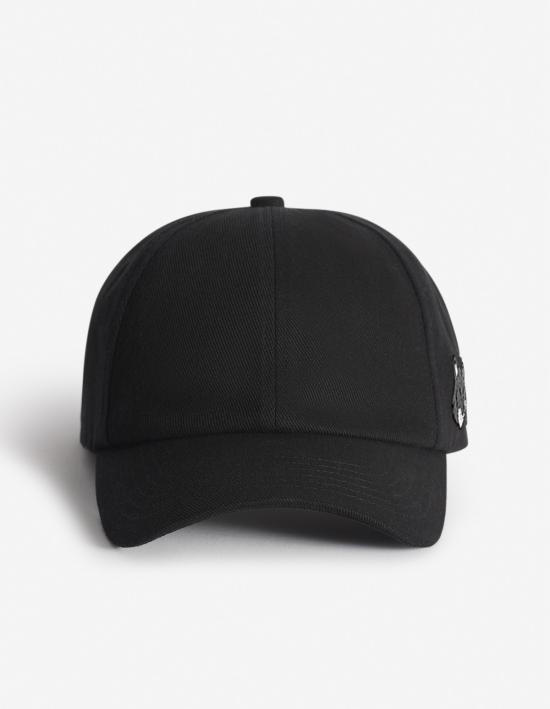  메종키츠네 볼캡 메종 키츠네 더블 폭스 헤드캡 앤트러사이트 - MAISON KITSUNE