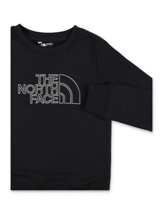  [키즈] 노스페이스 풀오버 드류 피크 아동용 스웨트셔츠 블랙 - NORTH FACE