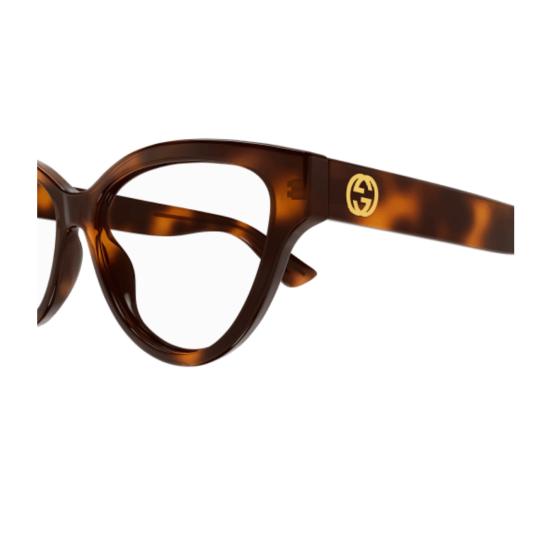  구찌 안경 GG1581 O GG 로고  하바나 브라운