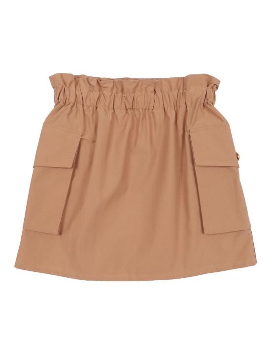  발망 숏 스커트 우븐  브라운 - BALMAIN