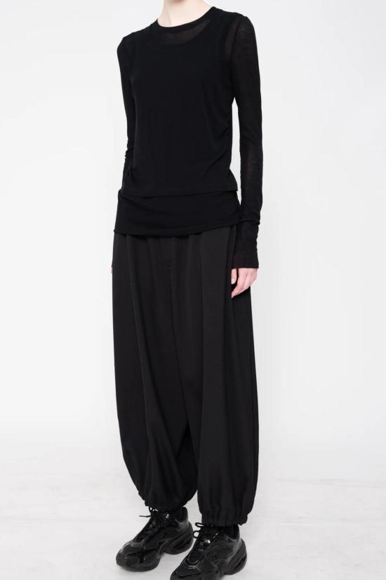  멜리타 바우마이스터 긴팔 티셔츠 긴팔 더블탑 - MELITTA BAUMEISTER