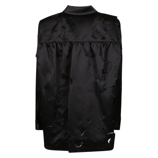  마르니 셔츠 카마0620 S0 USR009 컷아웃 긴팔 셔츠 네로 - MARNI