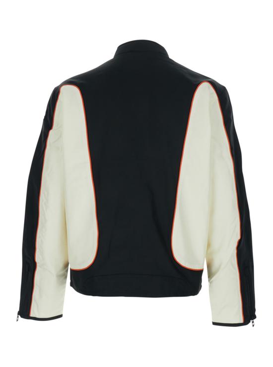  디젤 봄버 자켓 Diesel J Blink Wrd 재킷 화이트/블랙 - DIESEL