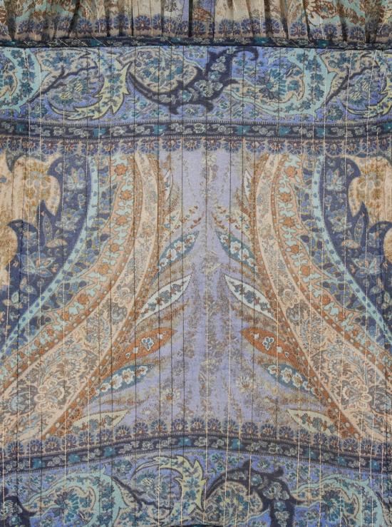  짐머만 숏 원피스 원더러스트 크루넥 긴 벌룬 소매 전체 프린트 미니 드레스 멀티컬러 - ZIMMERMANN