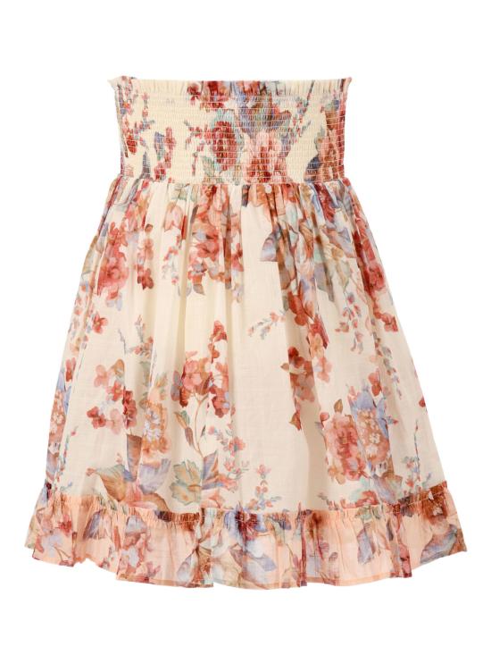  [키즈] 짐머만 스커트 아동용 어웨이큰 셔링  (베이지색, 면 안감) - ZIMMERMANN