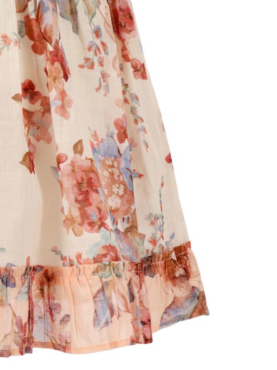  [키즈] 짐머만 스커트 아동용 어웨이큰 셔링  (베이지색, 면 안감)