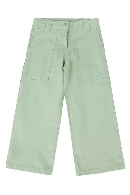  [키즈] 스텔라 맥카트니 스트레이트 팬츠 스텔라 매카트니 아동용 녹색 바지