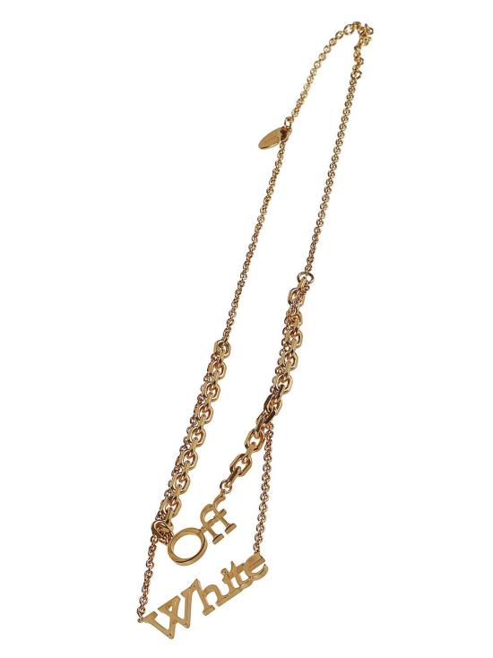  오프화이트 네크리스 Owob093 C99 Met0017600 로고 목걸이 - OFF WHITE